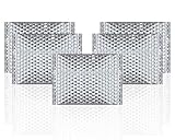 Thermal Insulated Bubble Mailers 13.75 x 10.5 Food Grade Padded envelopes 13 3/4 x 10 1/2 by Amiff. Pack of 5 Silver Cushion envelopes. Peel and Seal. Metallic foil. Mailing, Shipping, Packing.