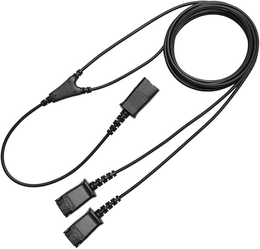 YTraining YSplitter Headset Adapter Cable Compatible with Plantronics