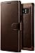 Note 8 Case, Samsung Galaxy Note 8 Leather Case, Premium PU Leather ID Card Slot Wallet Drop Protection Case [Wireless Charging Compatible] for Samsung Note 8 (2017) by Lumion (Dandy Wallet - Brown)