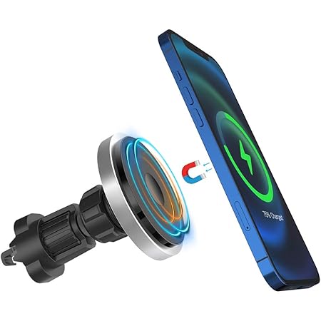 15W Wireless Car Mount Charger Compatible with iPhone12 QI Magnetic Cell Phone Charger Designed for iPhone 12 Series