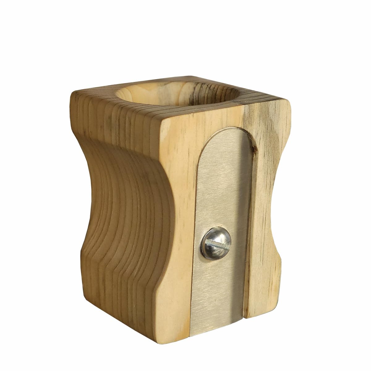 Amazon.com: PIRINOLA Big Wooden Pencil Sharpener - Wooden Penholder :  Office Products
