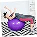 OHPHCALL Yoga Ball Thickened Stability Trainer for All Heights Durable Burst Exercise Ball Versatile Workout Accessory with Inflator for Yoga and Fitness