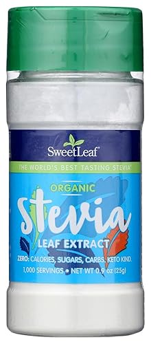 Wisdom Natural, SweetLeaf, extracto orgánico de stevia, edulcorante, 0.9 oz (25 g) (paquete de 2)
