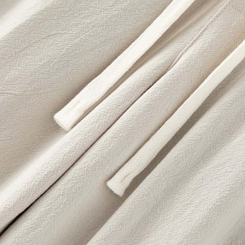 Xiaojmake Men's Cotton Linen Pants Casual Harem Pants Elastic Waist Plain Baggy Beach Boho Yoga Trousers with Pockets 20254