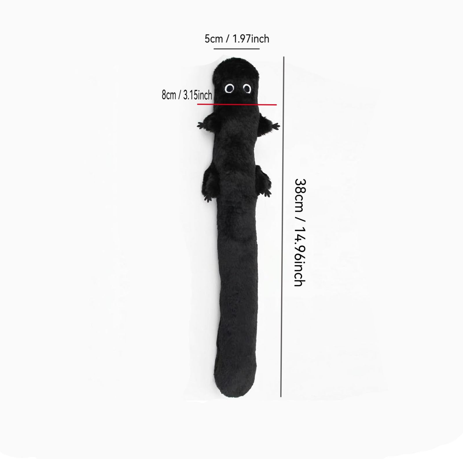 Witch Hat Atelier Plush Brushbuddy Plushies Long Tail Worm Plush Toy for Anime Fans, A01 - Image 3