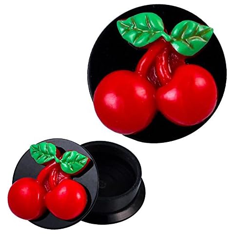 Chic-net Acrylic Cherries Piercing Earrings Cover