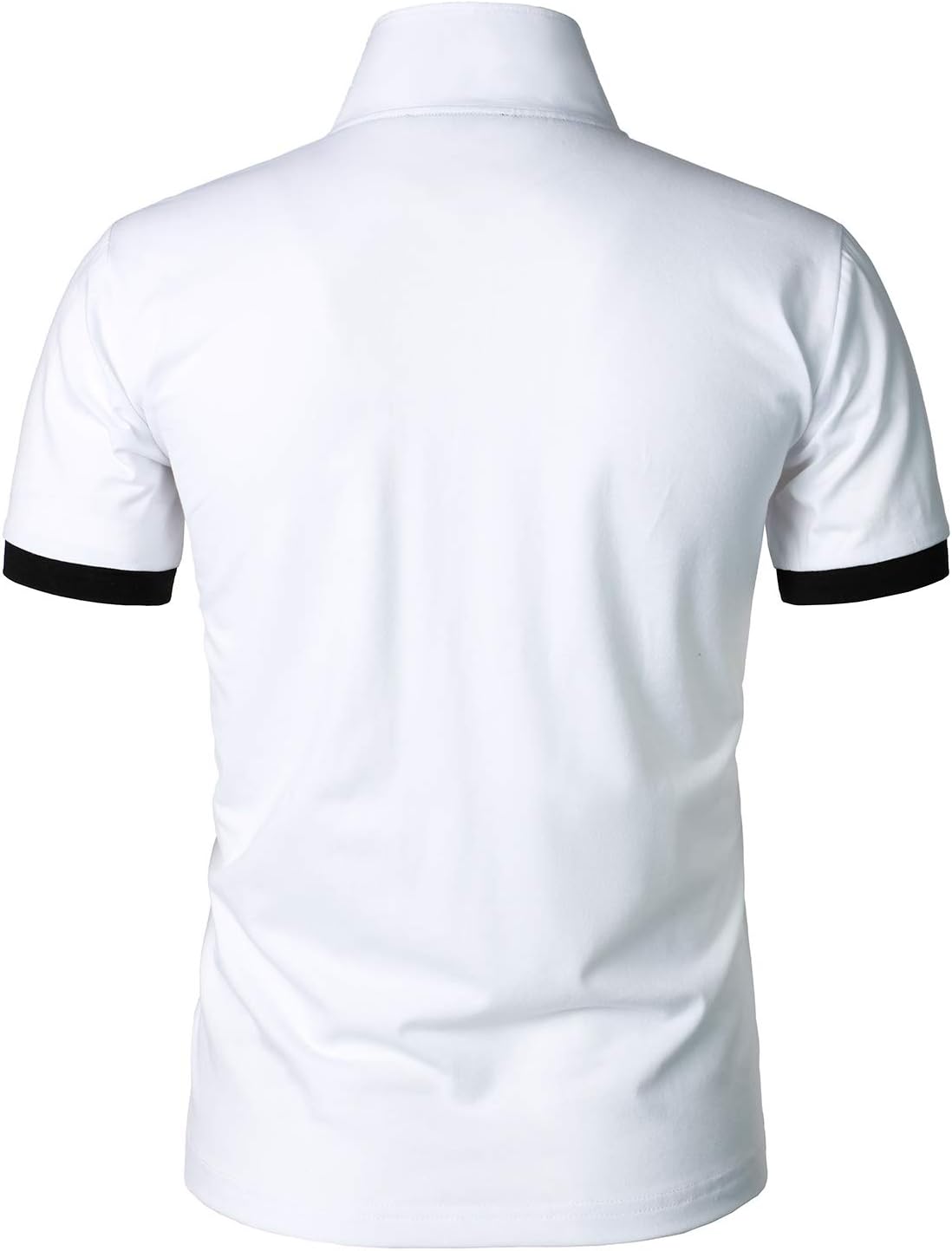 HOOD CREW Men’s Classic Polo Shirt Short Sleeve Shirts Lightweight Casual Tops - Image 3