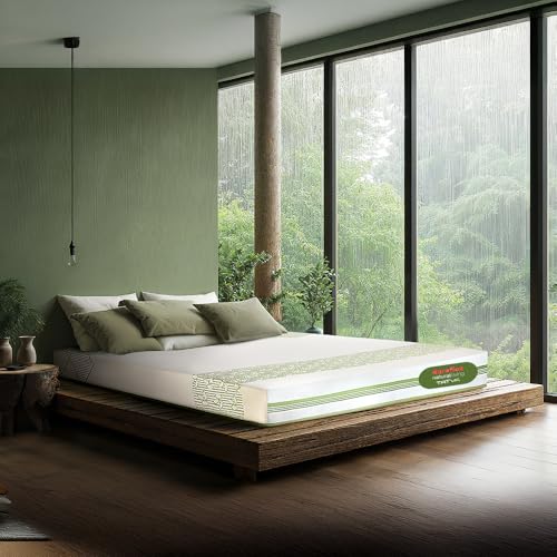Image of Duroflex Tatva - Organic Cotton Fabric 6 Inch King Size Coir Mattress (78x72x6 Inch)