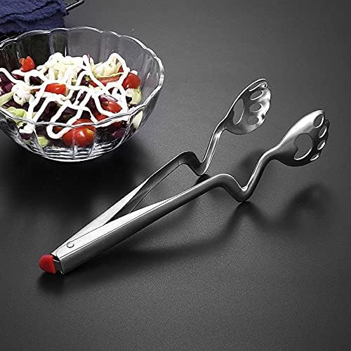 Cooking Tongs 1 Piece of Kitchen Tongs Stainless Steel Barbecue Tongs for Cooking Service and Barbecue Tools Tongs