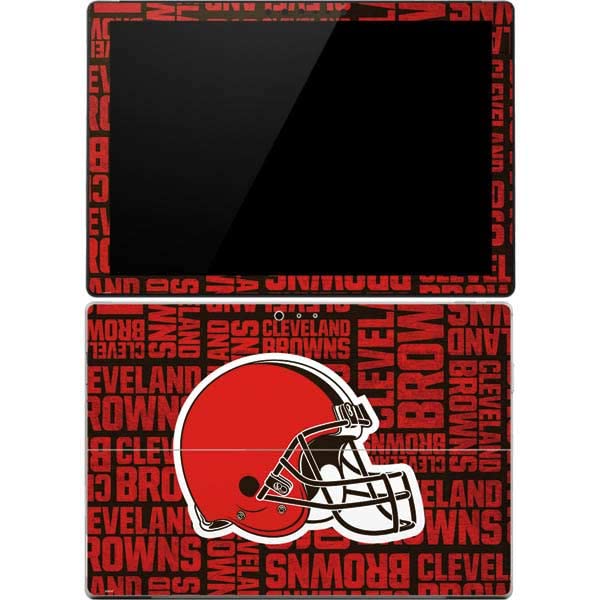 Skinit Decal Tablet Skin Compatible with Surface Pro 4 - Officially Licensed NFL Cleveland Browns - Blast Design