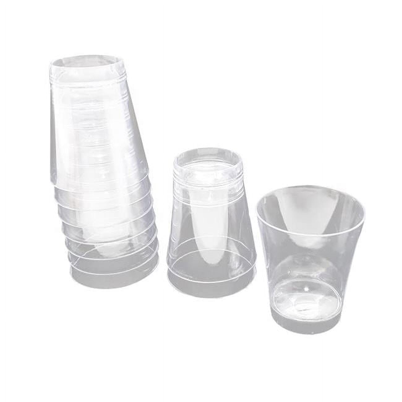 212 Main 2 oz Plastic Disposable Shot Glass - Clear