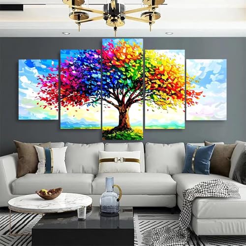 Diamond painting kit complet pour combler les grands murs vides du salon avec l'art du strass