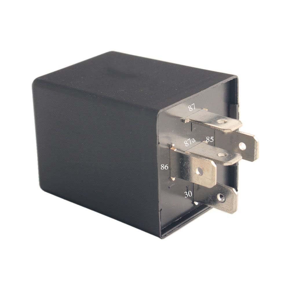 Automotive Relay 5 Pin 12 V 40/30A Normal Open Mini Motor Relay| Multi-Purpose Contactor Switch Power | Auto Switches & Starters | Universal Car Vehicle Motor Fuse Power 1 Pcs