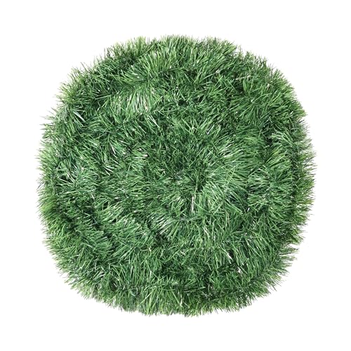Chumix Guirnalda Navidad Pino Guirnaldas Navideñas - 10M Guirnaldas Navidad Exterior, Guirnaldas Navideña Verde Abeto Artificial, por Decoración Exterior Interior Hogar Puerta y Pared Christmas