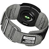 band Compatible with AMAZTIM M2/M3/T2/T3, Nylon Sports Strap with Woven Design Compatible with KOSPET Tank M2/M3/M3 Ultra/T2/T3/T3 Ultra Smart Watch, Compatible with Round, Square Smart Watch (Grey)