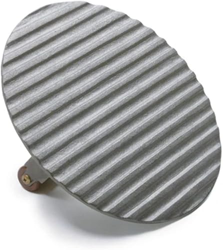 Miniatura 2 de Norpro Prensa de tocino de hierro fundido de 8.75 pulgadas con mango de madera, redonda