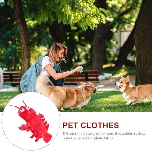 Disfraz para perro pequeño estilo langosta XS rojo miniatura 5