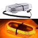 Orion Motor Tech 240 LED Yellow Roof Top 12V Mini Bar, Law Enforcement Truck Car Vehicle Emergency Hazard 7-Modes Beacon Light Snow Plow Safety Flash Strobe Light W/ Magnetic Base