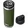 YETI Rambler 18 oz Bottle, Leakproof, Vacuum Insulated, Stainless Steel with Chug Cap, Highlands Olive
