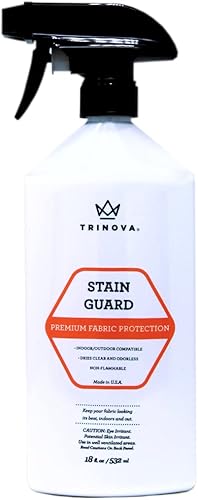 Miniatura 7 de TriNova Protector de manchas sin aerosol spray de protección de tela para tapicería alfombras alfombras y más para proteger de manchas líquidas 18
