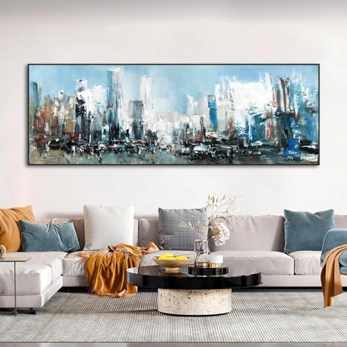 Impressions sur toile de paysages urbains GELYX art mural de salon