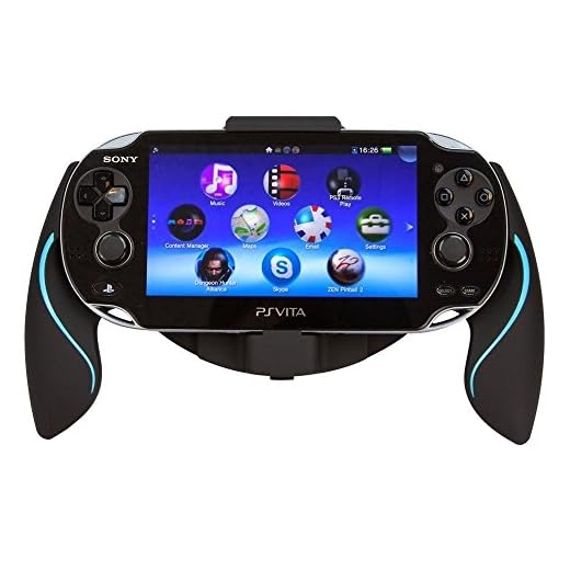 Link-e ® - Joystick ergonómico negro / azul para consola PS Vita 1000
