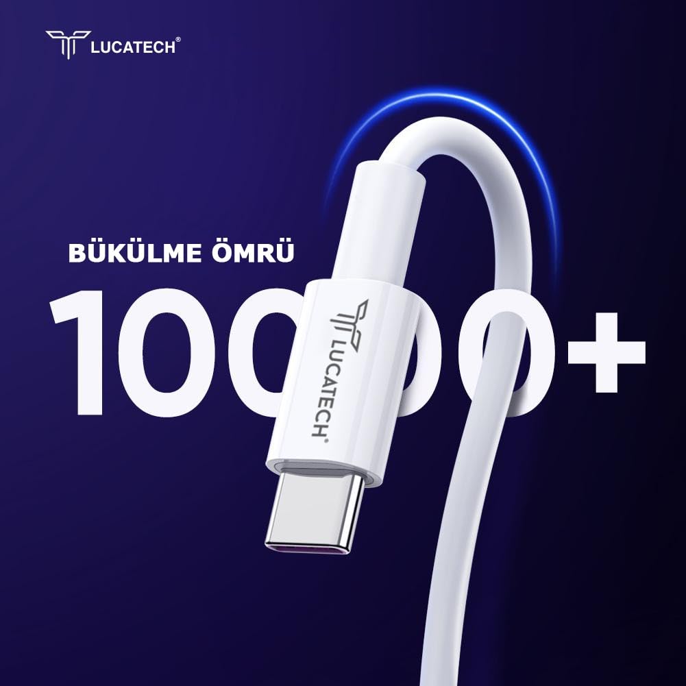 2 METRE PD Lightning Ultra Hızlı Şarj Kablosu - Kırılmaz Örgülü Esnek Başlık