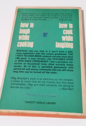 The I Hate to Cook Book B000O3CX9O Book Cover