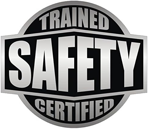 Safety Trained Certified Hard HAT Sticker Helmet Sticker