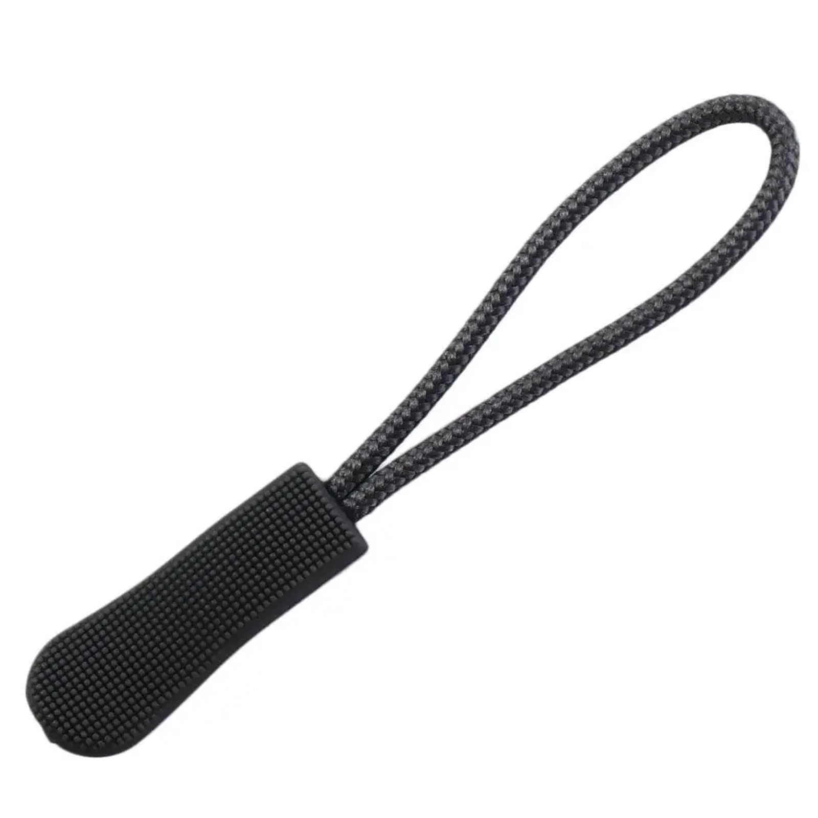 Piezas de recambio para tiradores de cremallera, Tiradores de cremallera, 200 Uds., extremos repuesto multicolores, fijador maleta for mochila viaje(Dark Grey)