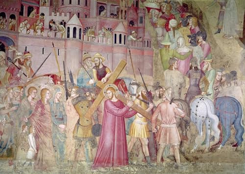 Impresión en lienzo artística La Vía del Calvario de Andrea Di Bonaiuto 60x90cm