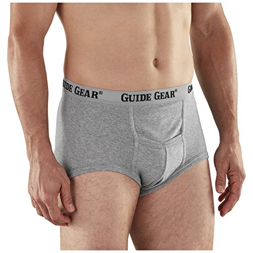 Guide Gear Men Boxers Briefs Pack of 6, Mens Boxer Shorts Underwear in Cotton with Elastic Waistband3