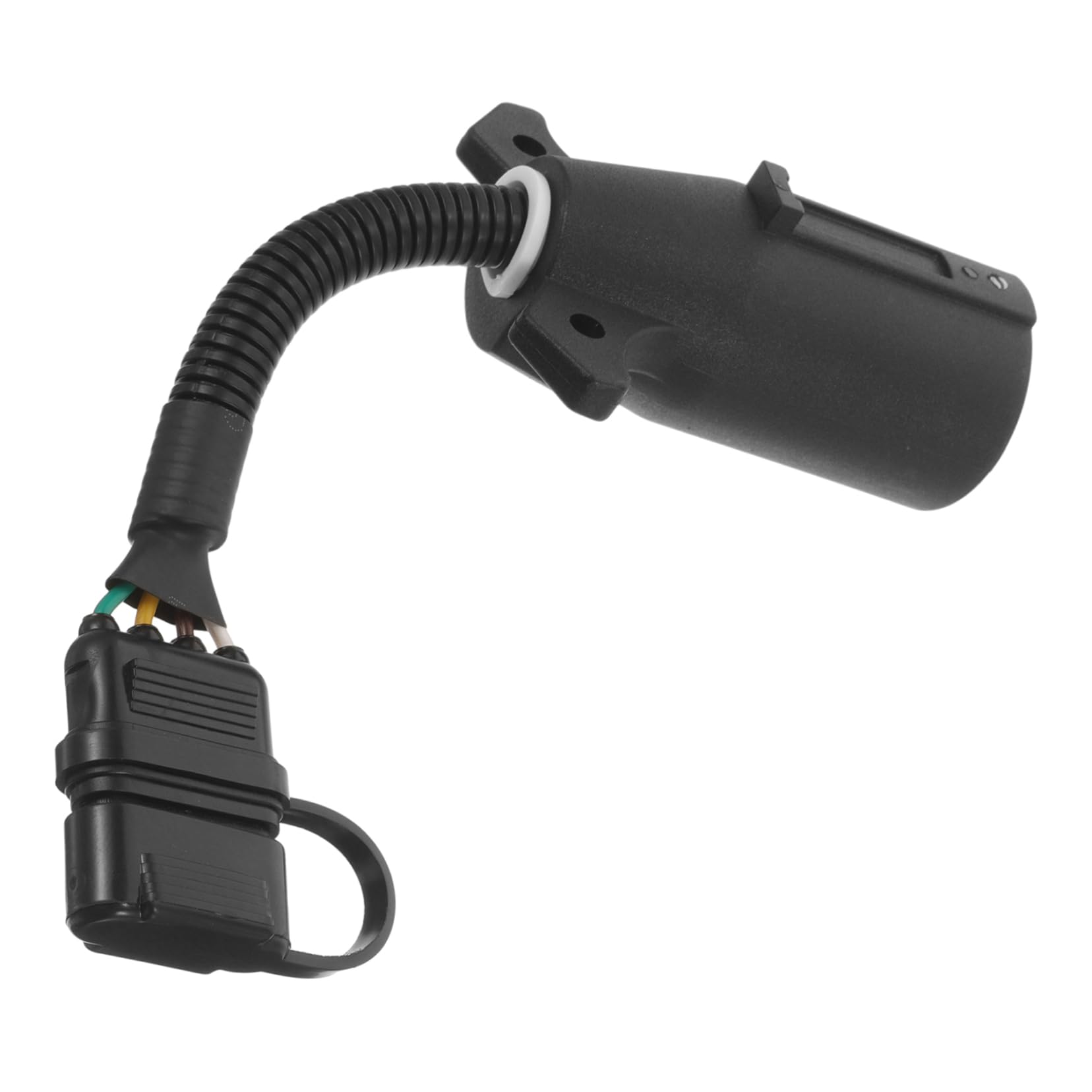 GRIRIW Pin to Pin Trailer Adapter Connector Durable Plug and Play Wiring Harness for Rvs and Trucks Secure Connection for Reliable Performance