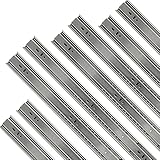 ✔Hochwertig: dreiteilige Schubladenauszüge Größe: Länge: 450 mm, Höhe: 45 mm, Breite: 12,7 mm, aus dickem Stahl,Tragkraft bis 35 KG( pro Paar ), langlebig, geeignet für alle Arten von Schubladen.