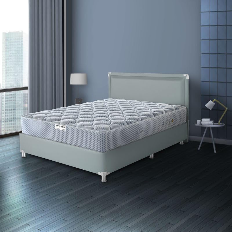 Image of Hypnos Allure Hybrid 6 Inch Gel-Infused Memory Foam Pocket Spring Mattress |King Size (75X72 Inchs) | Medium Firm Orthopedic Back Support | Zero Disturbance | 10-Year Warranty