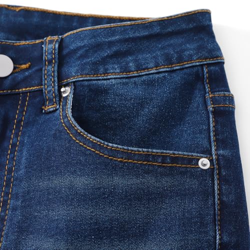 Women's High - Waisted Skinny Jeans, Stretch Denim Slim Fit Jeans for Women, Classic Blue4