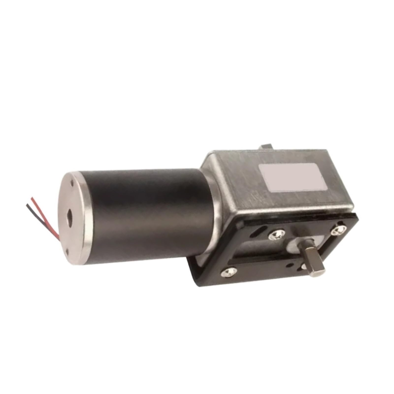 Schneckengetriebemotor, 12 V 24 V Vorwärts- und Rückwärtsgeschwindigkeit einstellbar 1,5 U/min ~ 295 U/min Hochdrehmoment-Gleichstrommotor mit Bürsten, Doppelwelle (56 U/min, 12 V)