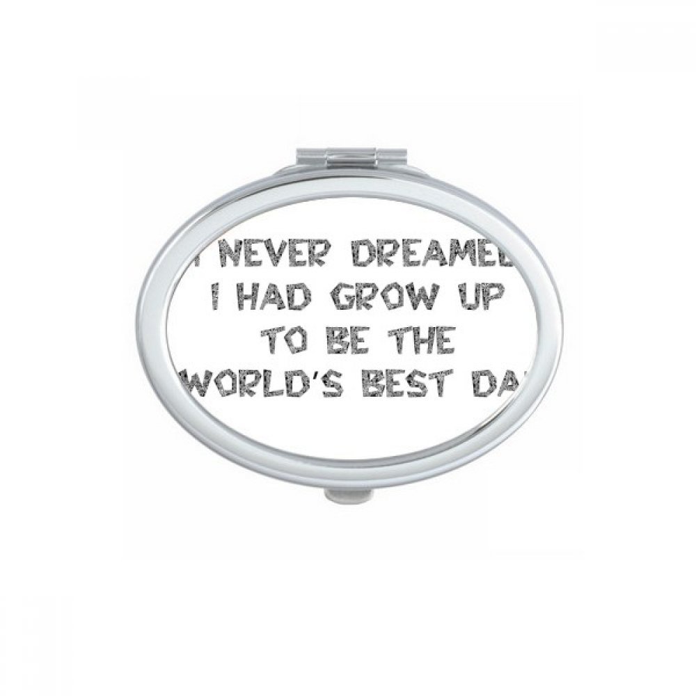 Miroir compact Papa du Monde parfait dans votre sac lors de vos déplacements