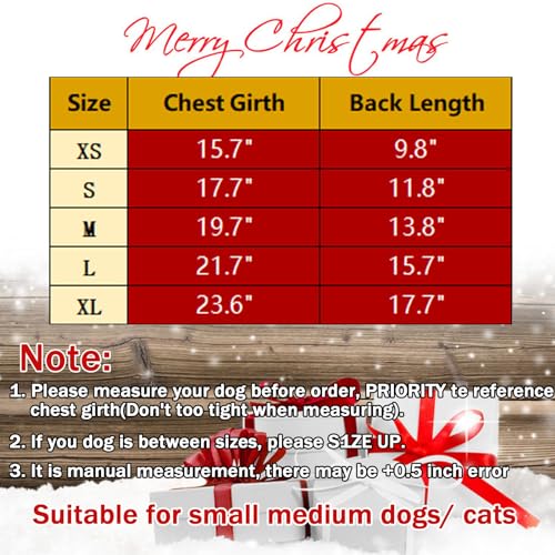 Dog Pajamas Christmas Costumes, Pet Cold Weather Sweater Coat Santa Claus Reindeer with Bowtie Apparel, Puppy Warm Winter Hoodie Clothes Jumpsuit, Pjs Onesie for Small Medium Dog Cats (X-Small) Dog Pajamas Christmas Costumes, Pet Cold Weather Sweater Coat Santa Claus Reindeer with Bowtie Apparel, Puppy Warm Winter Hoodie Clothes Jumpsuit, Pjs Onesie for Small Medium Dog Cats (X-Small)