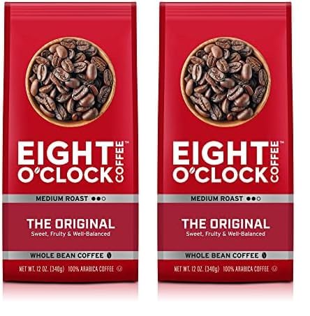 Eight O'Clock - Café de grano entero, The Original, 12 onzas (paquete de 2)