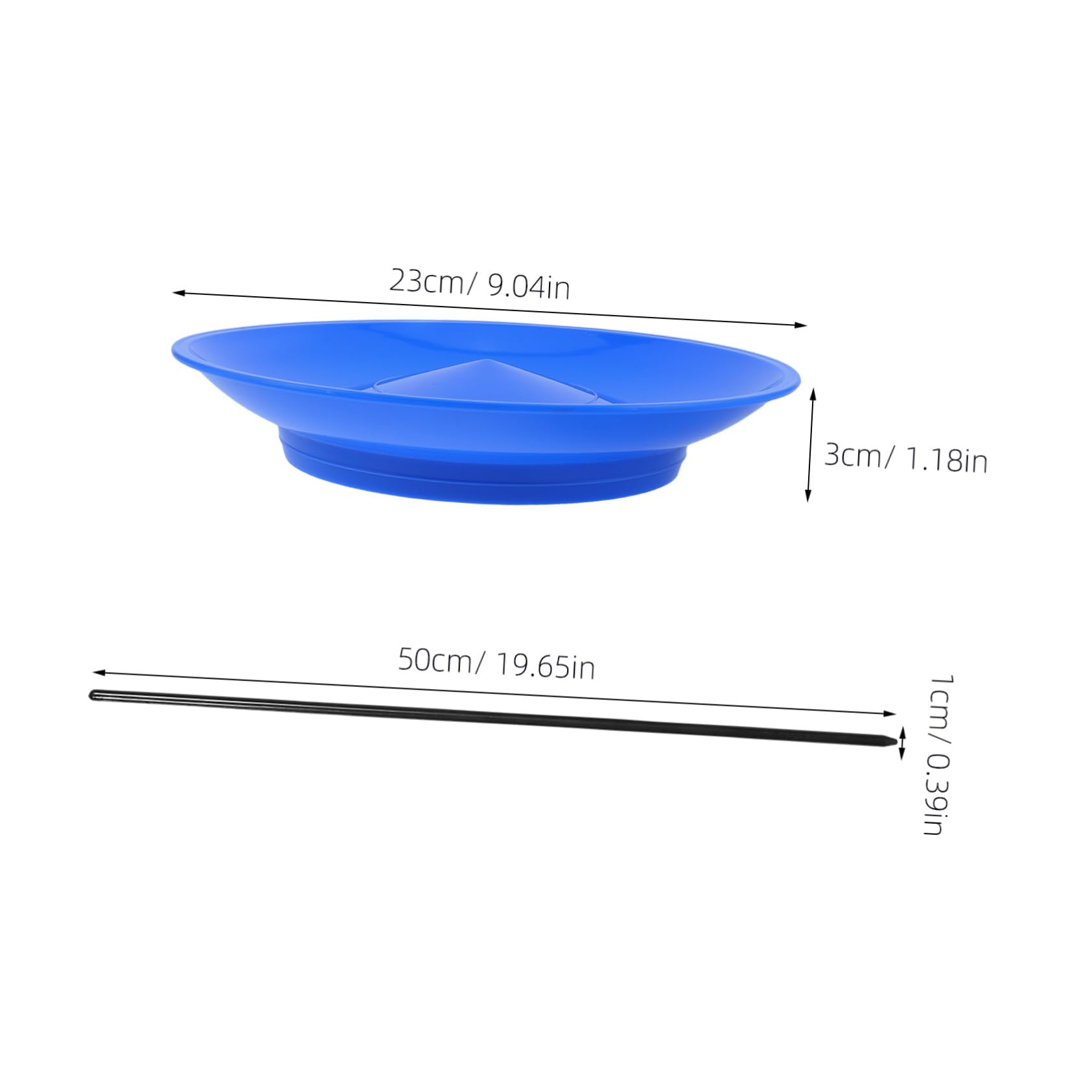 Toddmomy Juggling Plate with Stick: Circus Party Supplies for Kids Adults Skill Game Toy for Carnival Decorations Juggling Kit for Performers Enthusiasts