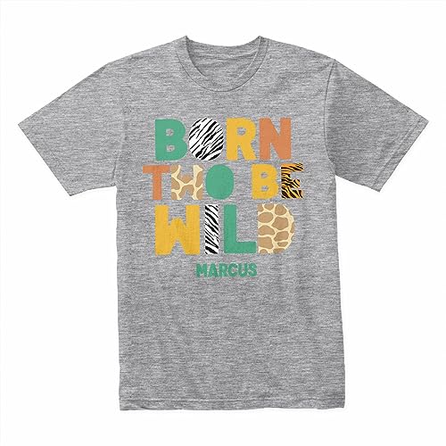 Personalized Born Two Be Wild Birthday Shirt, 2nd Birthday Shirt, Two Wild Shirt, Wild 2nd Birthday Party Outfit, Safari Jungle Zoo Animal Birthday Party2