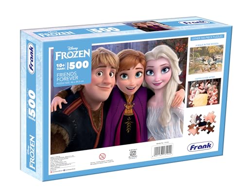 Image of Frank Frozen- Friends Forever 500 Piece Jigsaw Puzzle for Adults & Kids Above 10 Years | Fun & Challenging Having Realistic Illustrations | Brain Booster Puzzle Games for Focus & Memory
