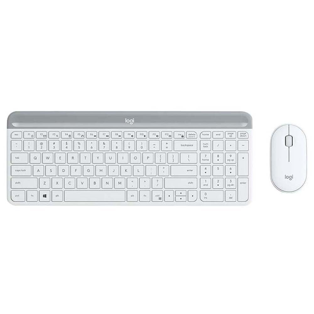 Logitech MK470 Kit mouse e tastiera | Layout Scandinavo QWERTY - Bianco