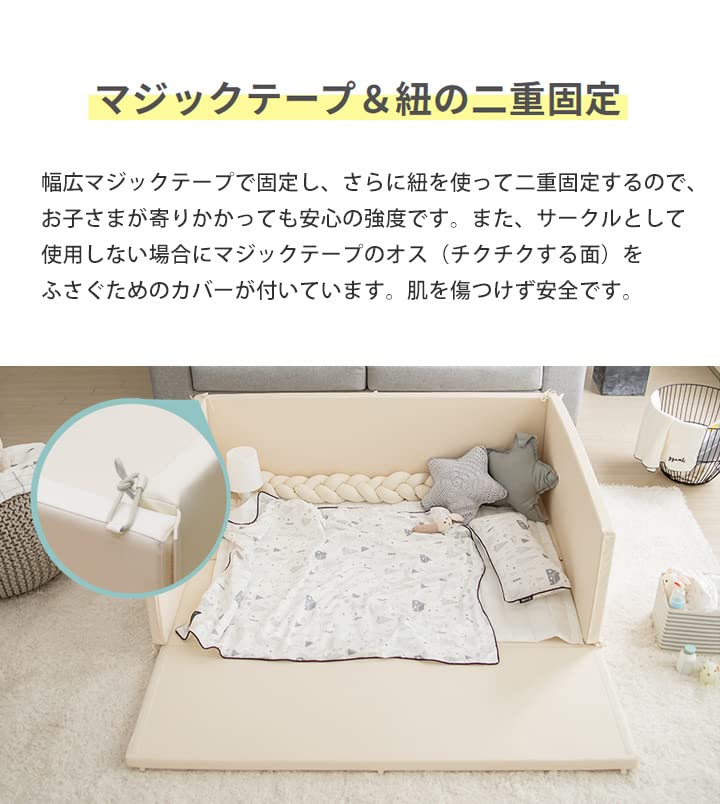 Amazon.co.jp: GGUMBI ベビーサークル 折りたたみ マット クッション 
