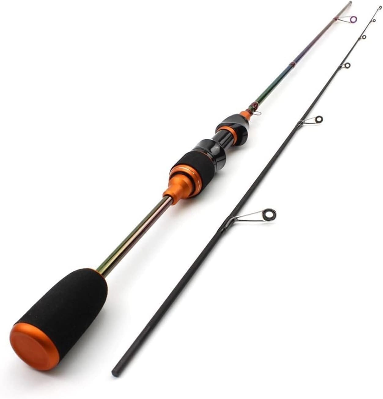 Canne à pêche télescopique portative UL pour lancer ultra léger