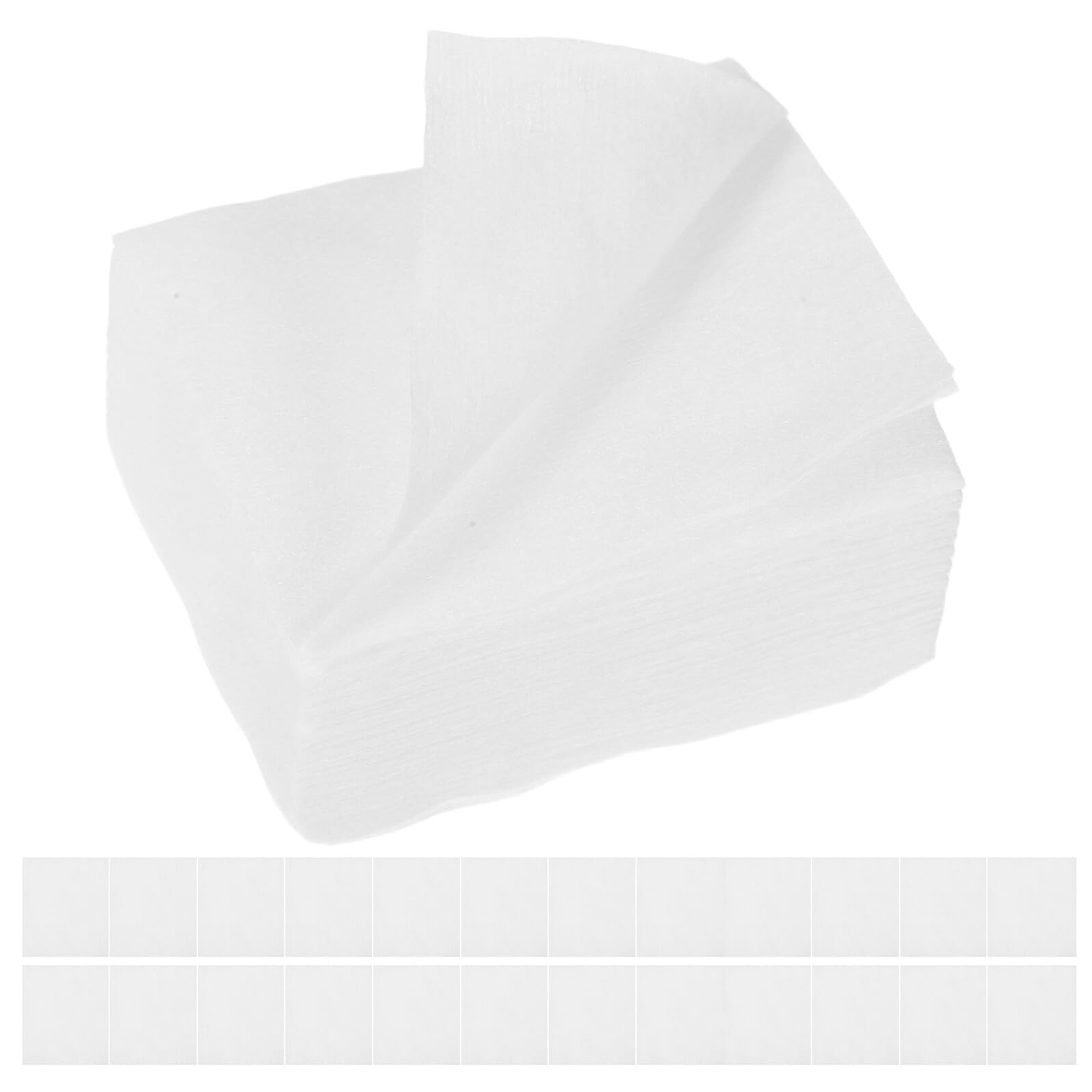 VALICLUD Dischetti Struccanti in Cotone Quadrati 4800 Pezzi senza Pelucchi Morbidi e Assorbenti, Dischetti per Viso e Tonico per Rimozione Trucco e Cura Pelle in Viaggio