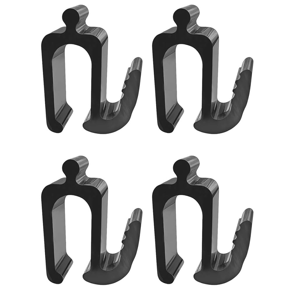 Xnuiasqe 4 Pack Multifunctional Side Hooks for Baby Strollers Space-Saving Station Wagon Hooks with Sturdy Design