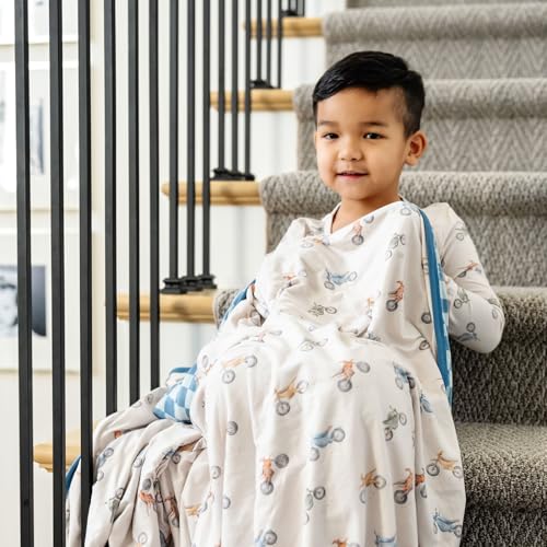 Image of Copper Pearl Jumbo 3-Layer Baby Blanket: Soft Baby Quilts for Boys and Girls | Breathable, Cozy, Toddler Blanket | Baby Quilt for Newborns | 60x72 Premium Material | Ryder