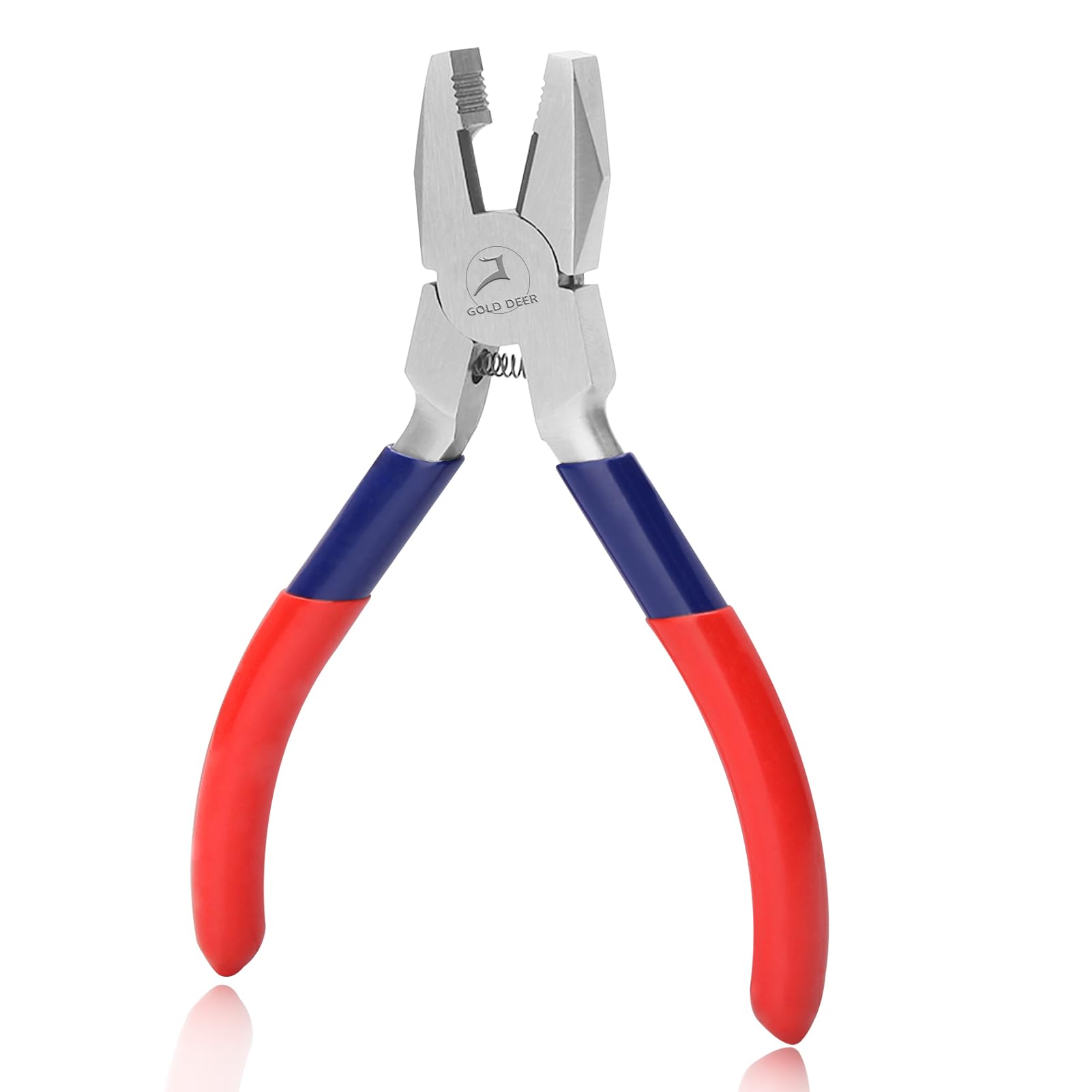 Mini Linemans Pliers With Serrated Jaw Electrical Pliers Side Cutter For Arts Hobby Craft Mechanical Work Small Electronics